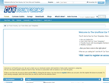 Tablet Screenshot of cartownforums.com